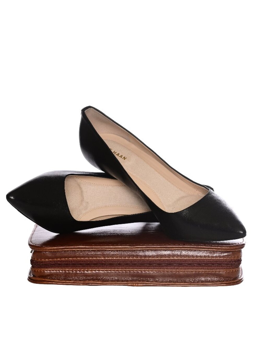 COLE HAAN Black Leather Pointed Toe Stiletto Heels
Women’s Sz 8~ Classic Styling - Picture 5 of 11